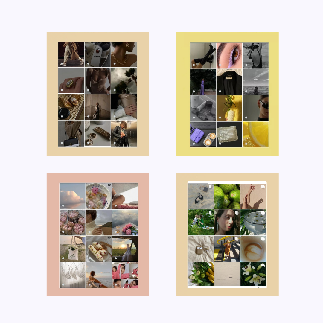 instagam grid example